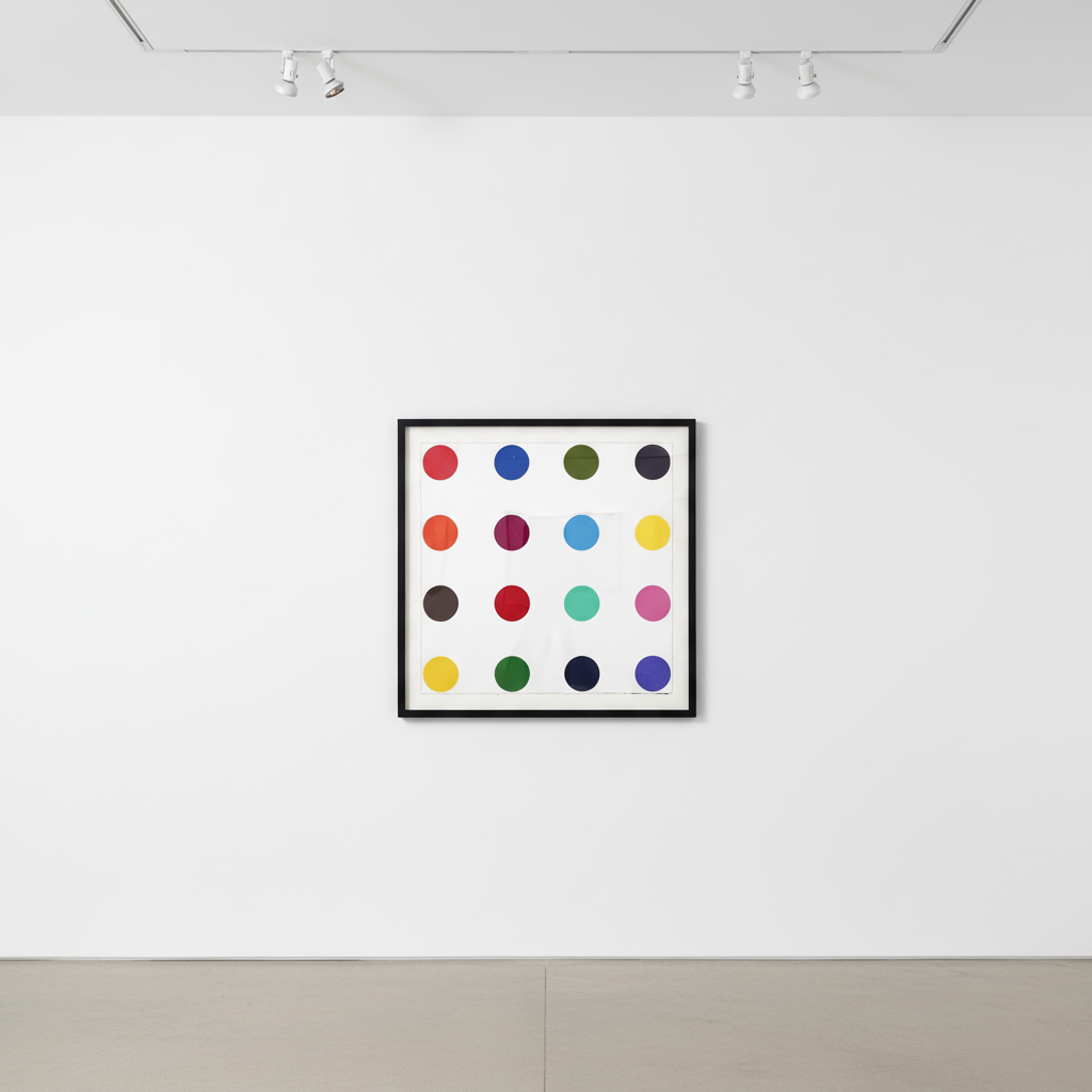 Damien Hirst - Benzyl Viologen, 2011, Woodcut