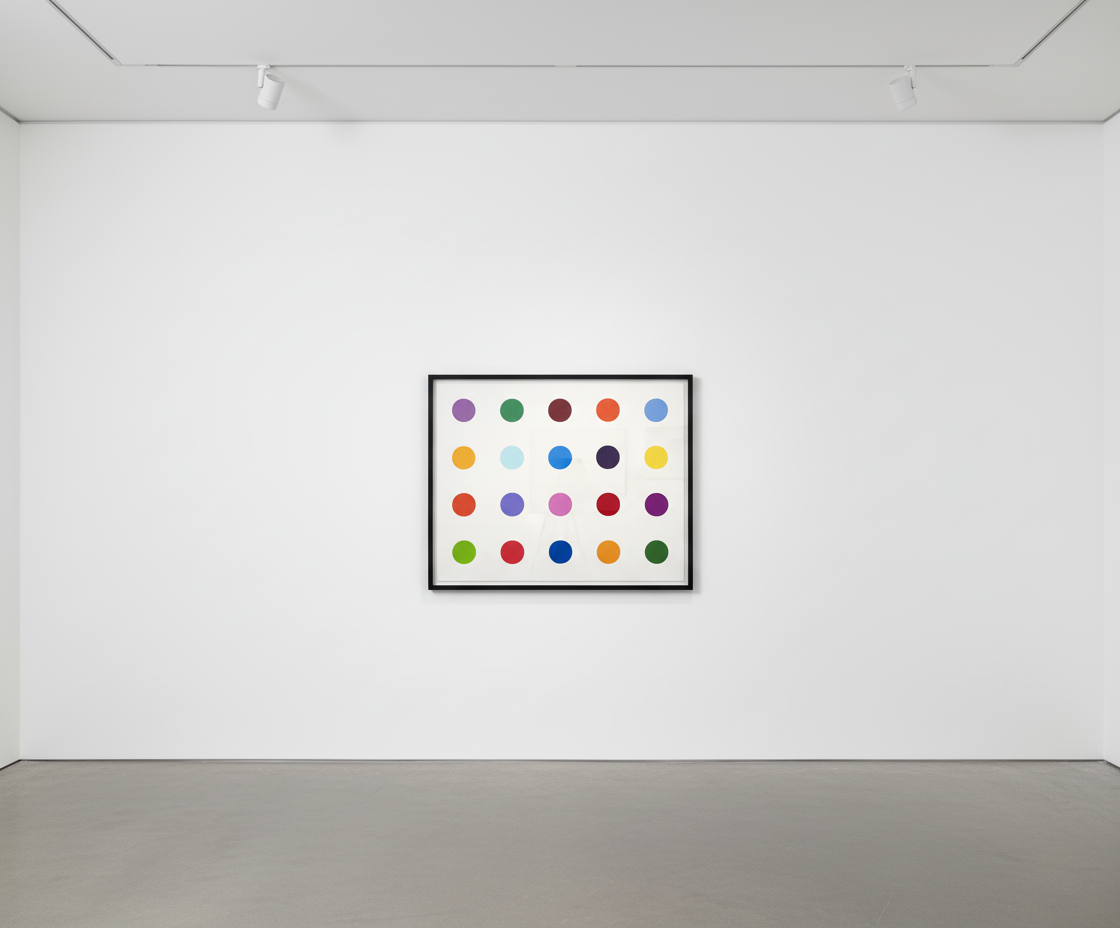 Damien Hirst - Fast Scarlet TR Base, 2011, Woodcut