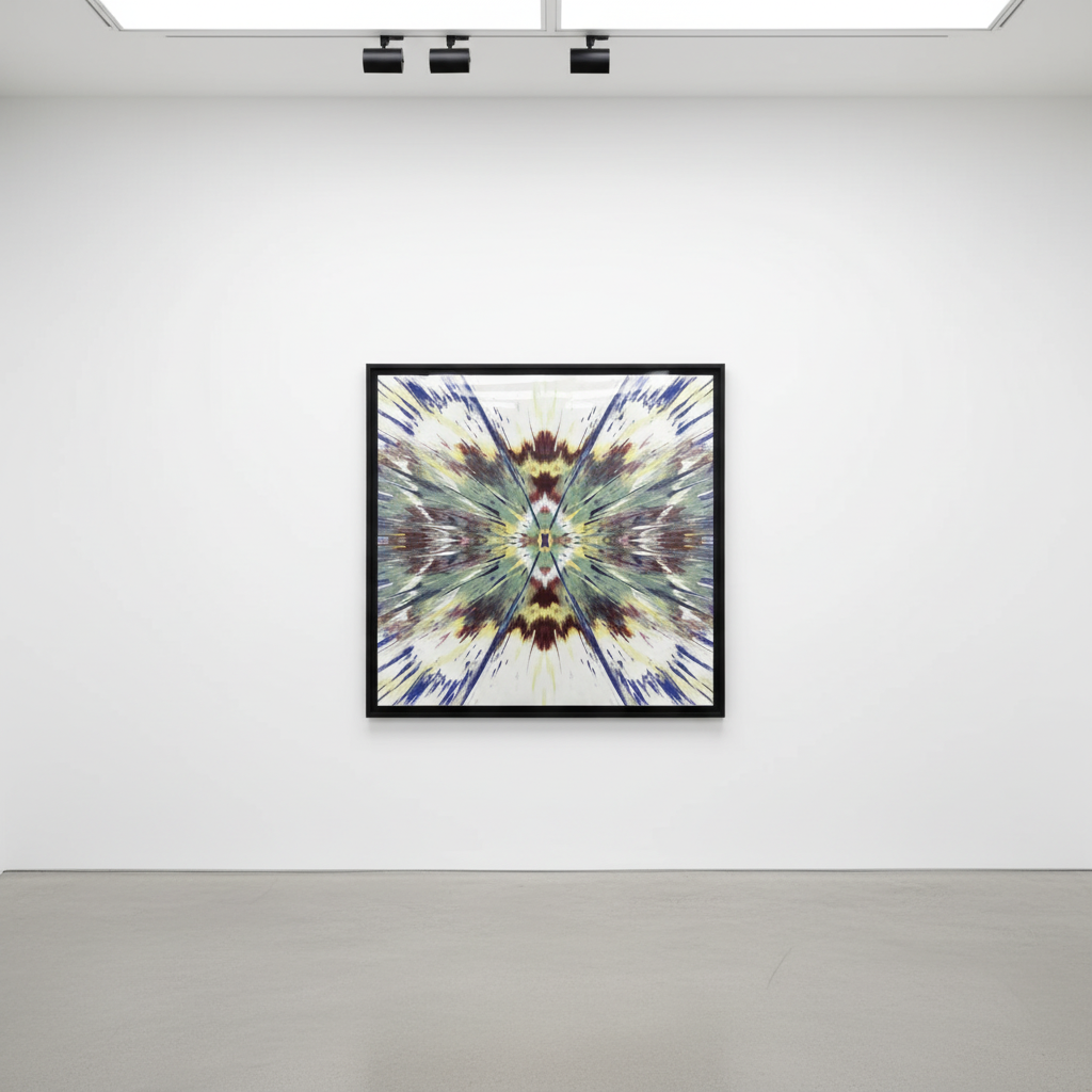 Damien Hirst - H1 -4 Enter The Infinite - Trance, 2016, Jacquard-woven tapestry