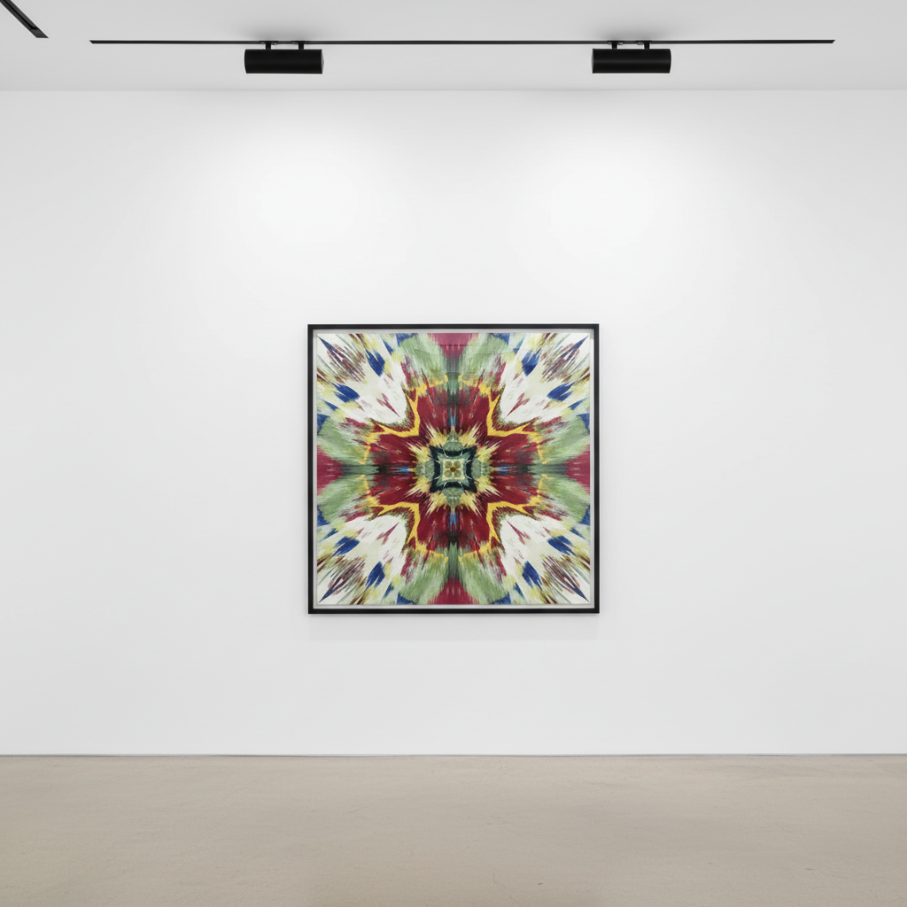 Damien Hirst - H1 -6 Enter The Infinite - Rapture, 2016, Jacquard-woven tapestry