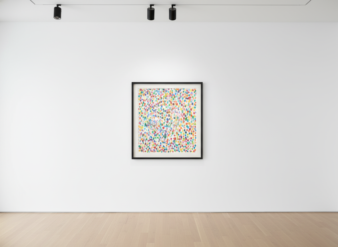 Damien Hirst - H11- The Currency (I'll Need You to Be), 2016-2021, Acrylic paint on handmade paper