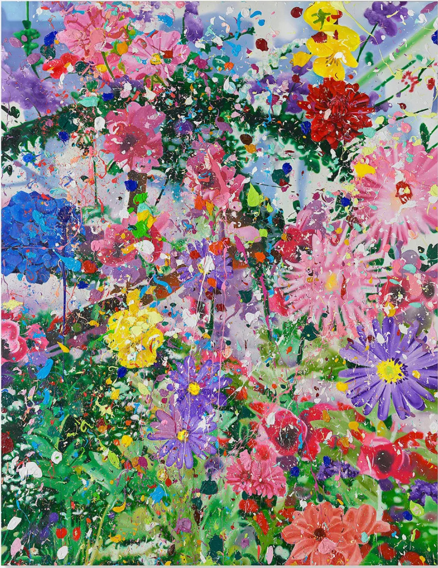 Damien Hirst - H14-1 Realisation, 2024, Laminated Giclée print on aluminium composite panel