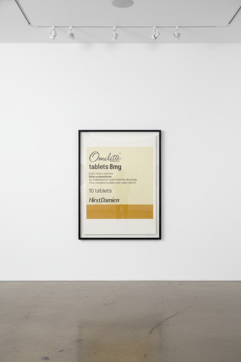 Damien Hirst - Omelette (from The Last Supper), 1999, Screen print
Signed