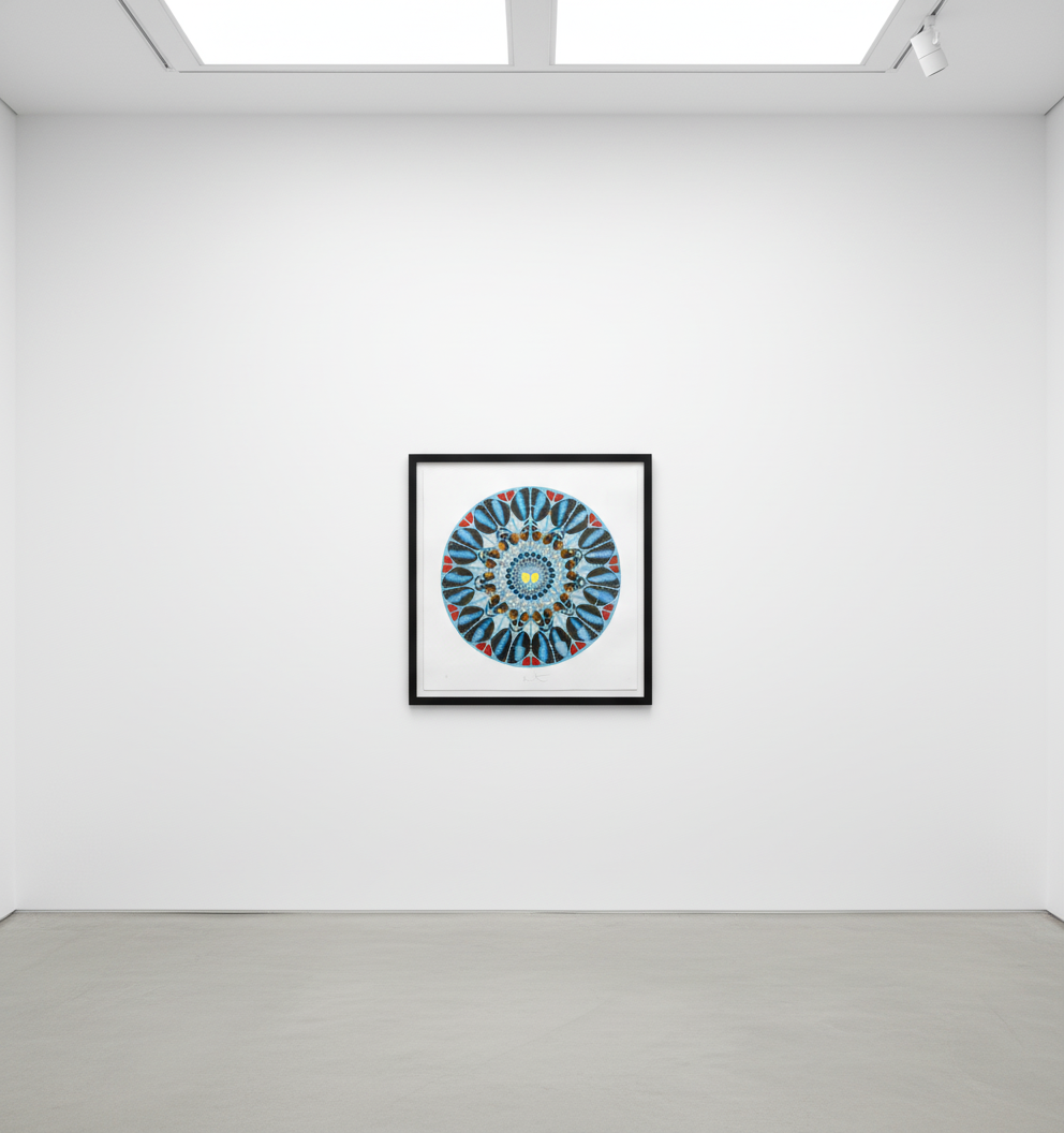 Damien Hirst - Psalm : Ad Te , Domine , Levavi, 2009, Screen print in colors with diamond dust