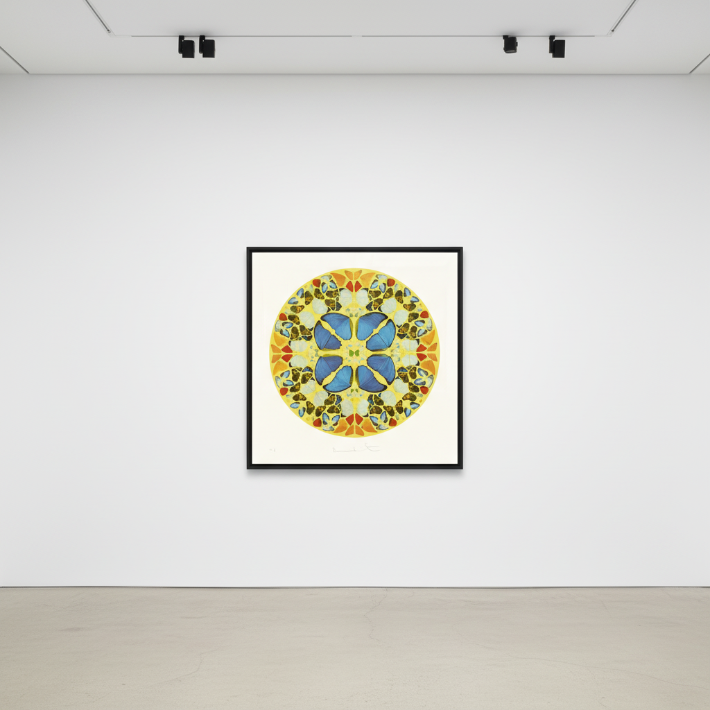 Damien Hirst - Psalm : Domine, Dominus Noster, 2010, Silkscreen with diamond dust