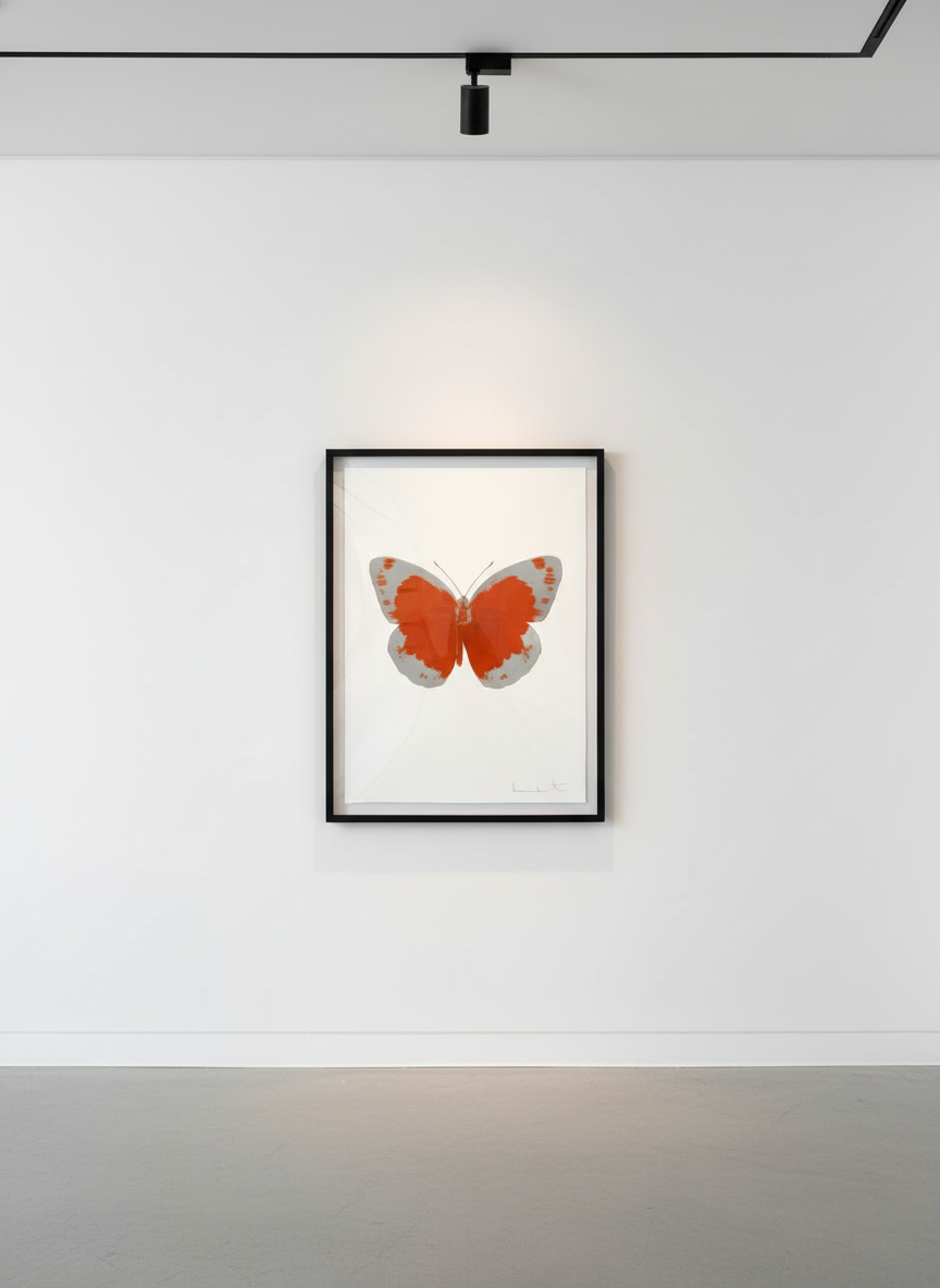 Damien Hirst - Souls II (Prairie Copper, Silver Gloss), 2010, Two color foil block print