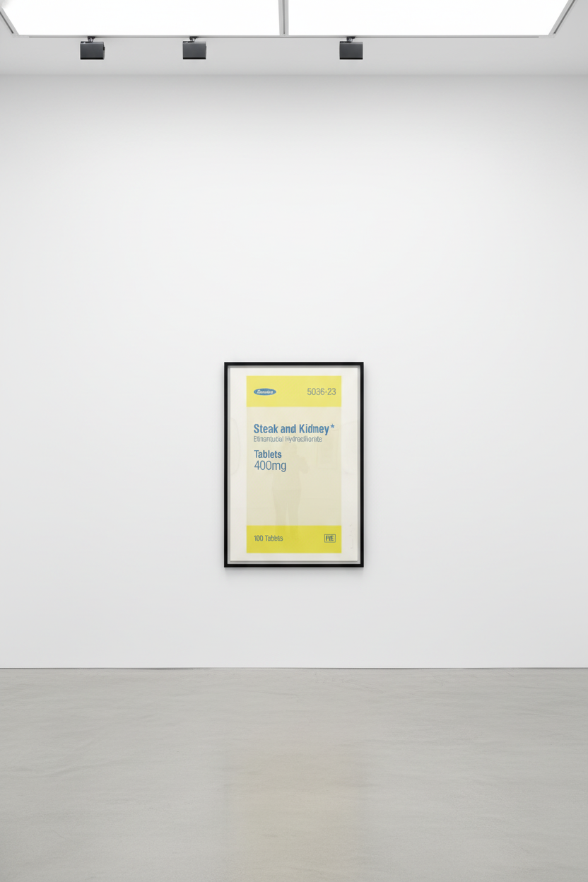 Damien Hirst - Steak and Kidney (from The Last Supper), 1999, Screen print
Signed