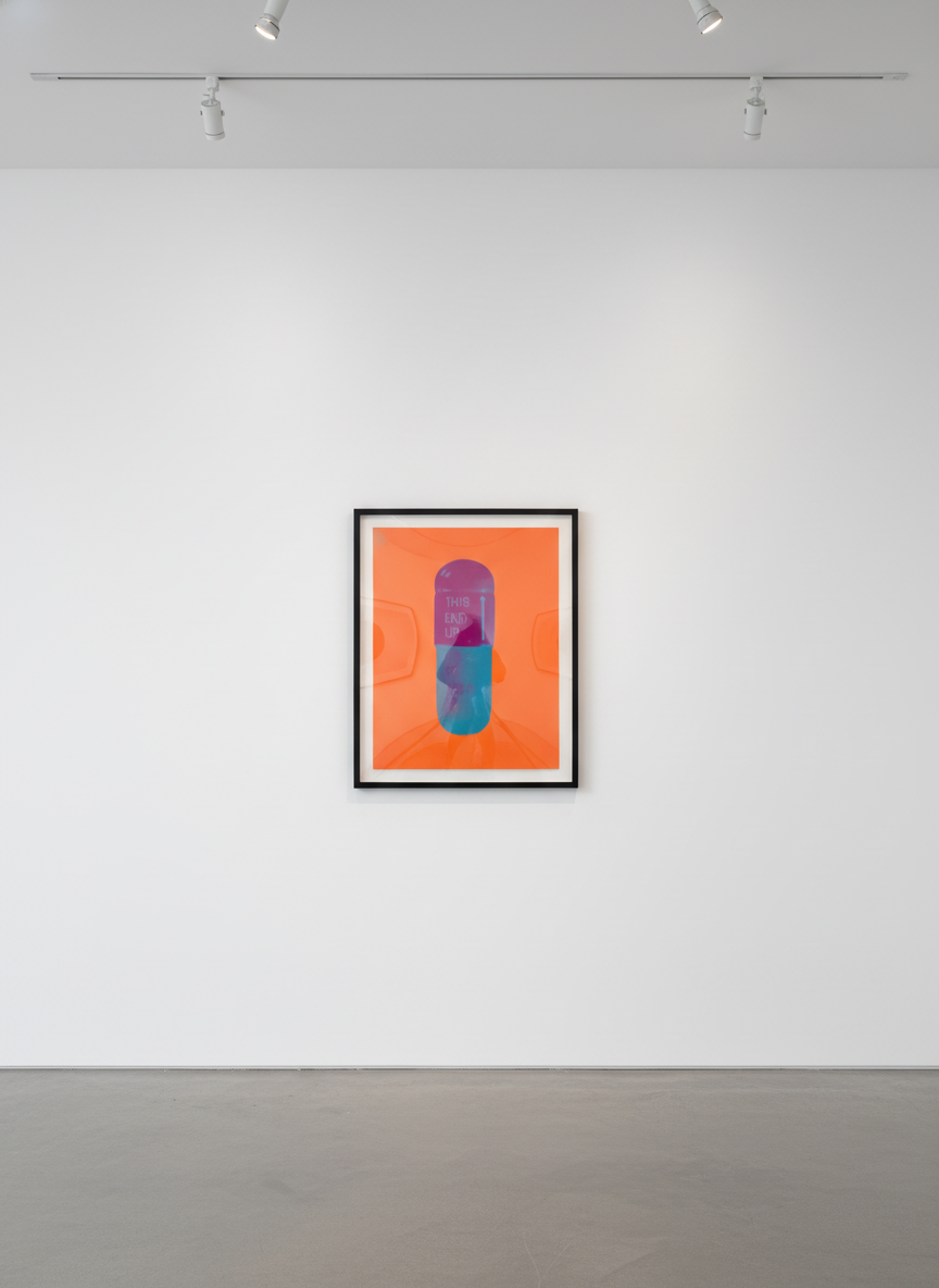 Damien Hirst - The Cure (Bright Orange/Orchid/Air Force Blue), 2014, Silkscreen on Somerset Tub Sized 410gsm