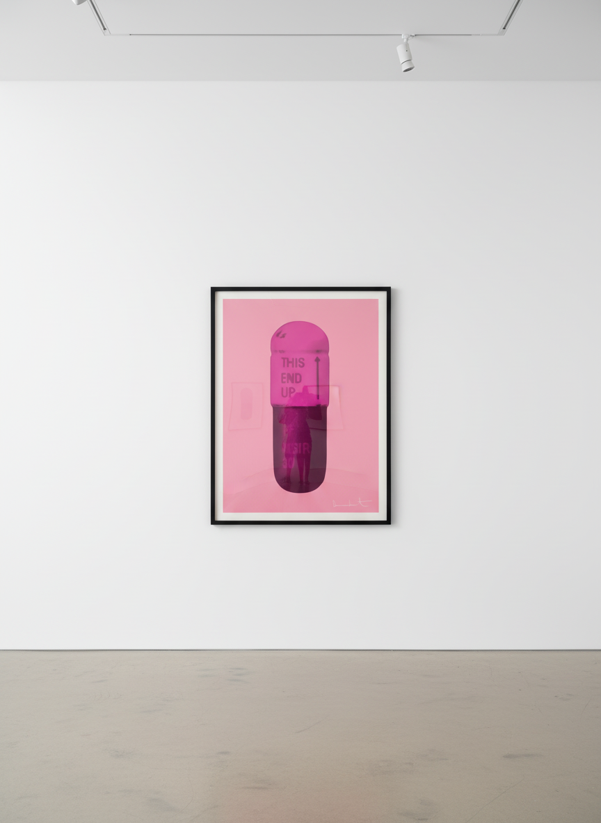 Damien Hirst - The Cure (Carnation Pink, Hot Pink, Violet Pink), 2014, Silkscreen