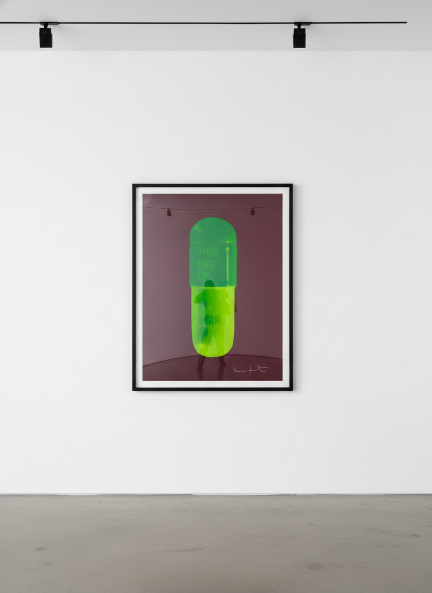 Damien Hirst - The Cure (Chocolate/Emerald Green/Lime Green), 2014, Silkscreen on Somerset Tub Sized 410gsm