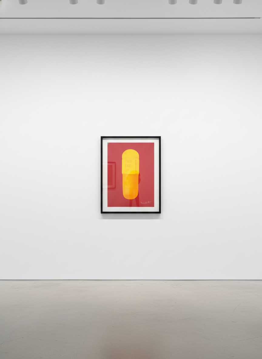 Damien Hirst - The Cure (Fire Red/Sun Yellow/Fire Orange), 2014, Silkscreen on Somerset Tub Sized 410gsm