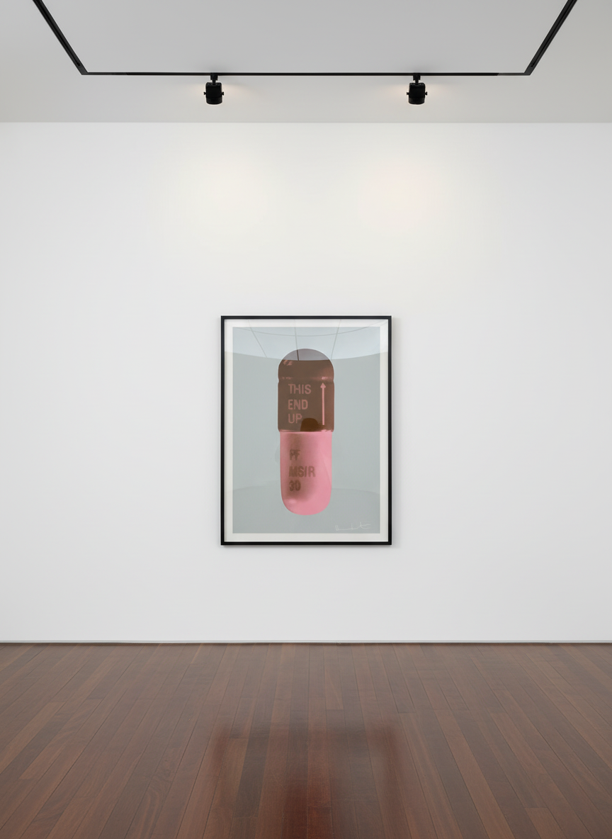 Damien Hirst - The Cure (Frigate/Chocolate/Rose Pink), 2014, Silkscreen on Somerset Tub Sized 410gsm