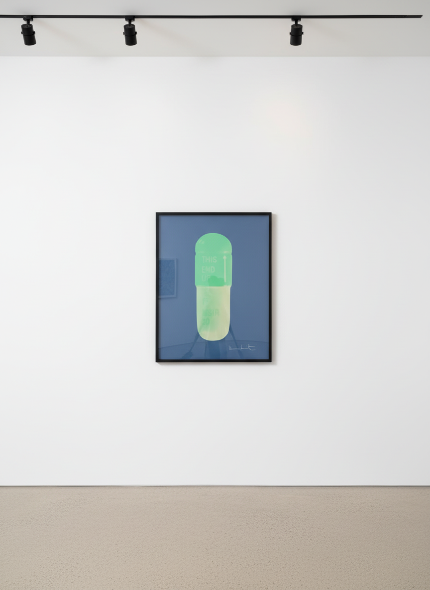 Damien Hirst - The Cure (Steel Blue/Acid Green/Apple Green), 2014, Silkscreen on Somerset Tub Sized 410gsm