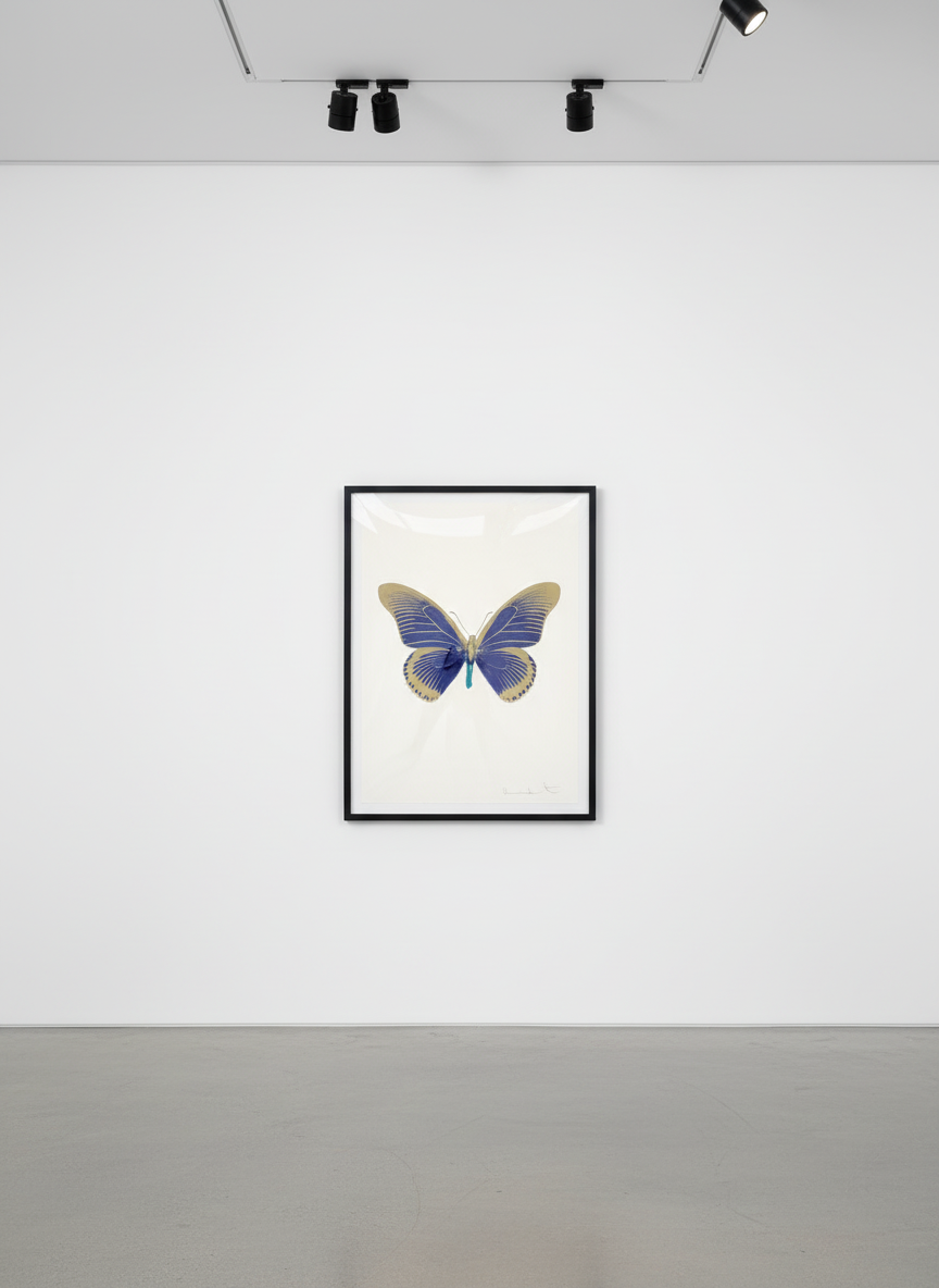 Damien Hirst - The Souls IV (Oriental Gold - Silver Gloss - Leaf Green), 2010, Foil Block Print