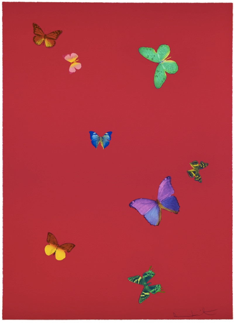 Damien Hirst - The Wonder Of You (Your Smell), 2015, Polymer-gravure etching with lithographic overlay