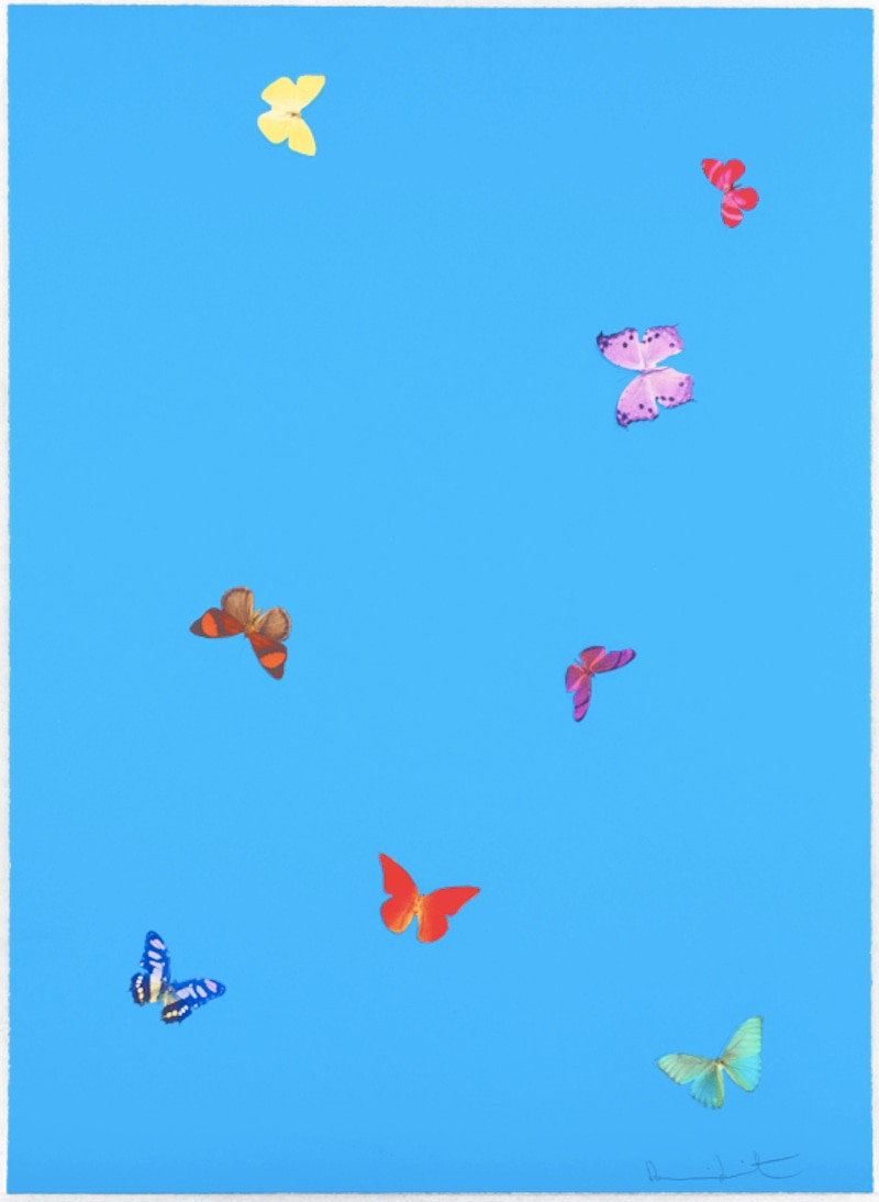 Damien Hirst - The Wonder Of You (Your Touch), 2015, Polymer-gravure etching with lithographic overlay