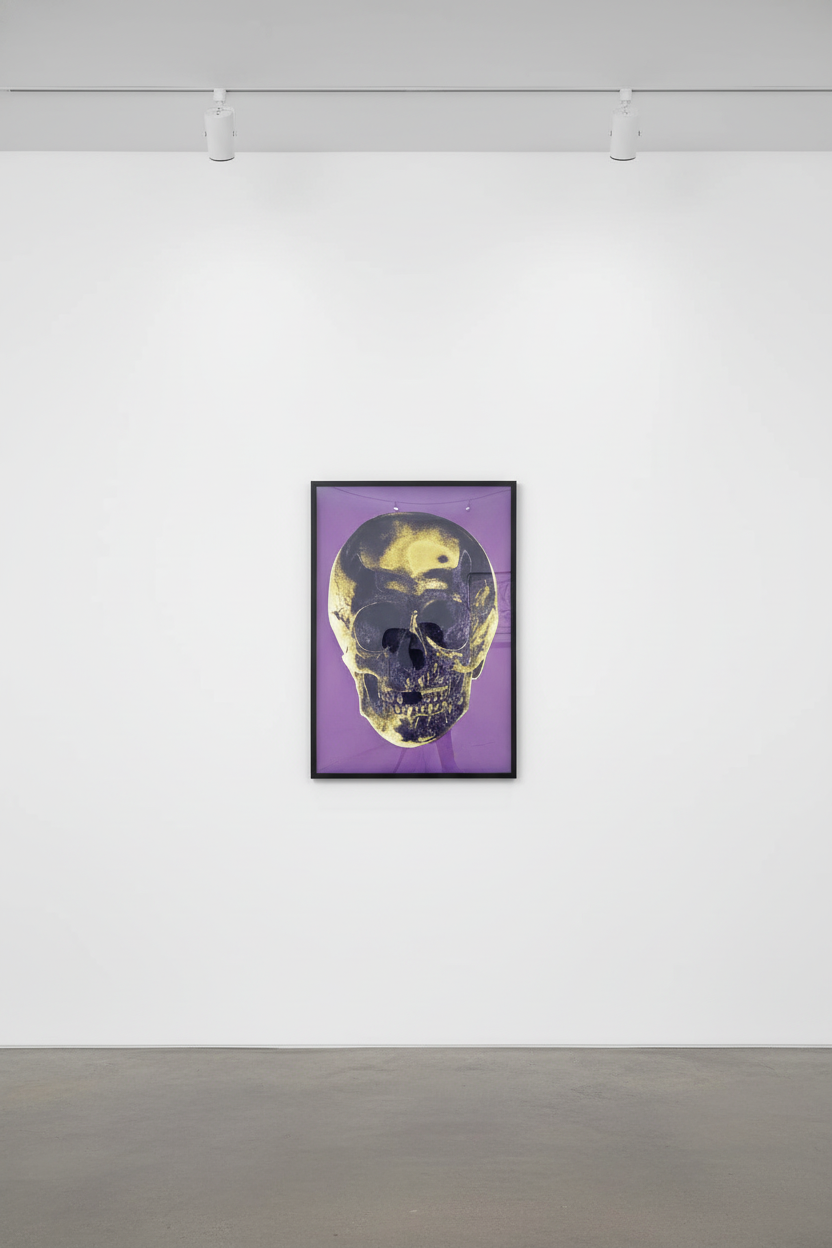 Damien Hirst - Till Death Do Us Part (royal purple/gold), 2012, Silkscreen