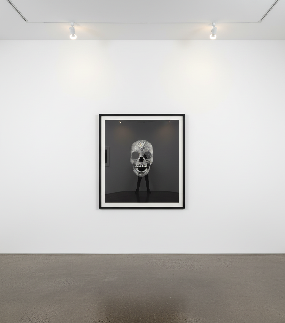 Damien Hirst - Victory over Death, 2008, Photogravure etching with hand-colouring in gouache
Signed by the artist on the f...