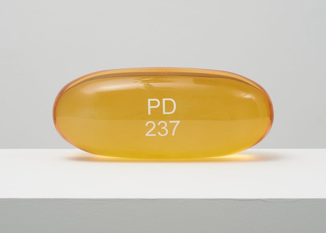 Damien Hirst - Zarontin PD 237, 2014, Clear polyurethane resin with ink pigment