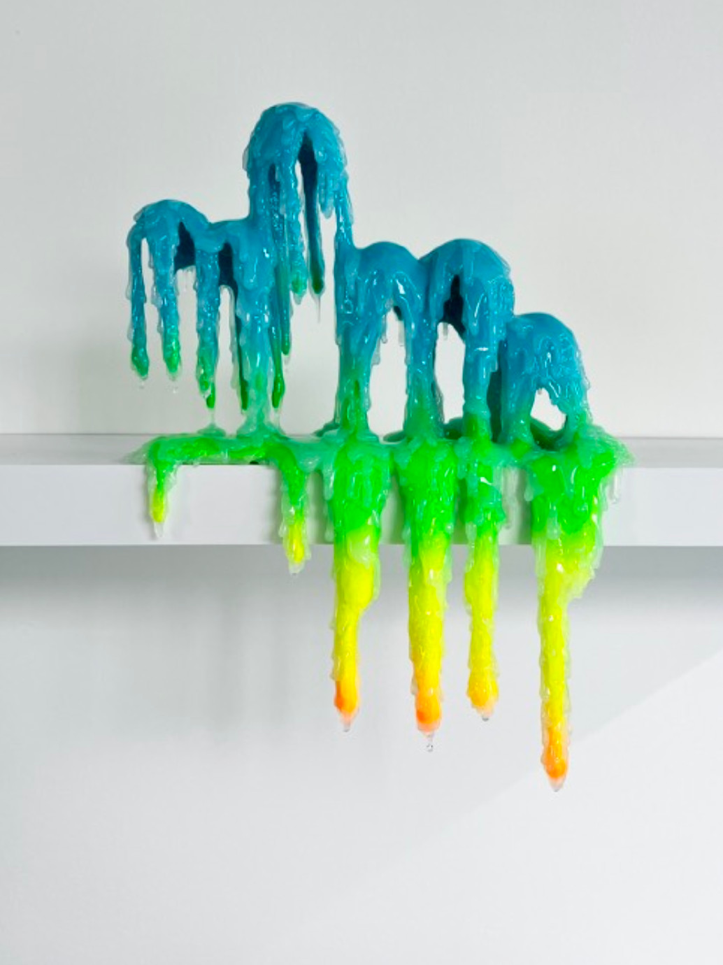 Dan Lam - A Little Off, 2022, Polymer, foam, acrylic