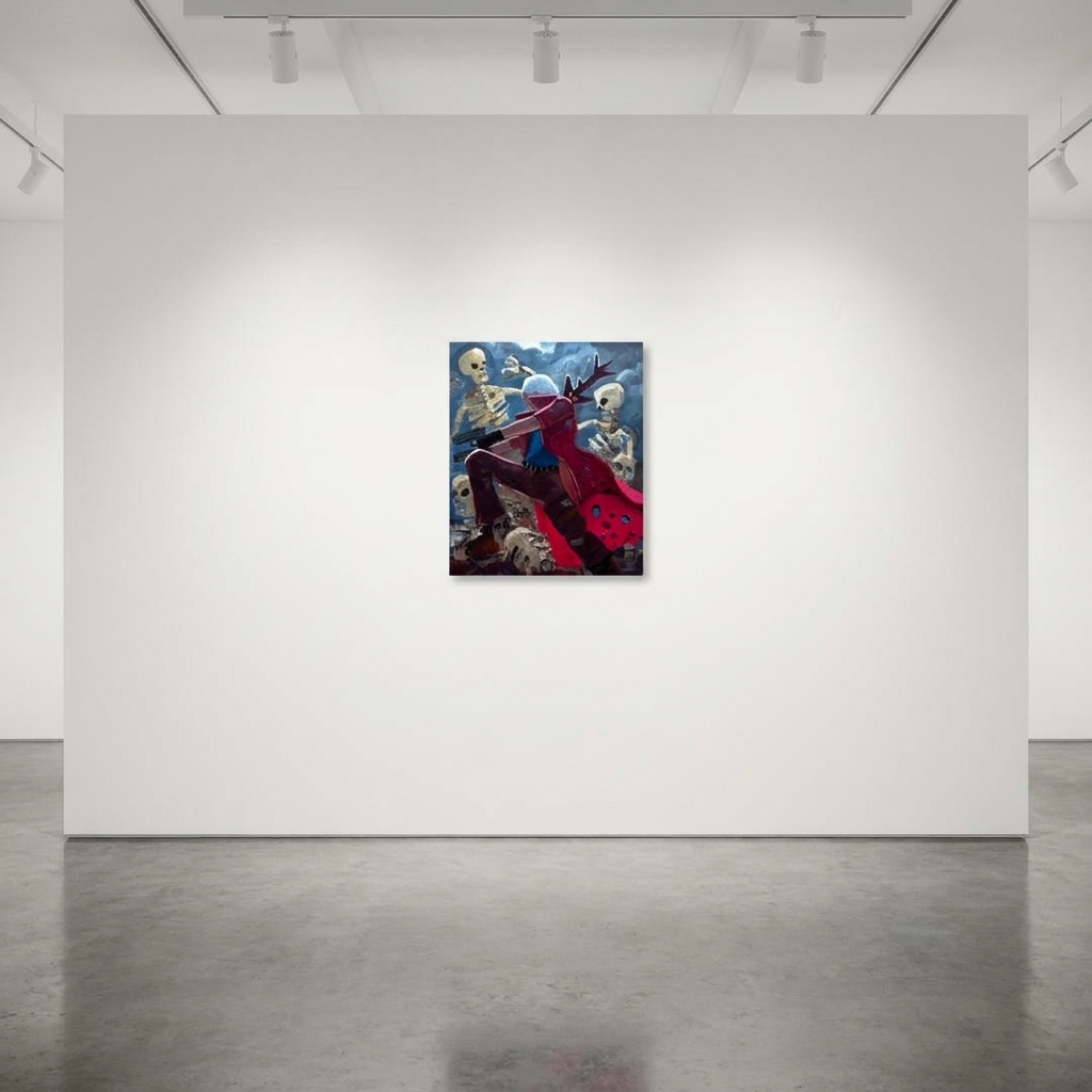 Jesse Morsberger - Dante, 2025, Oil on canvas