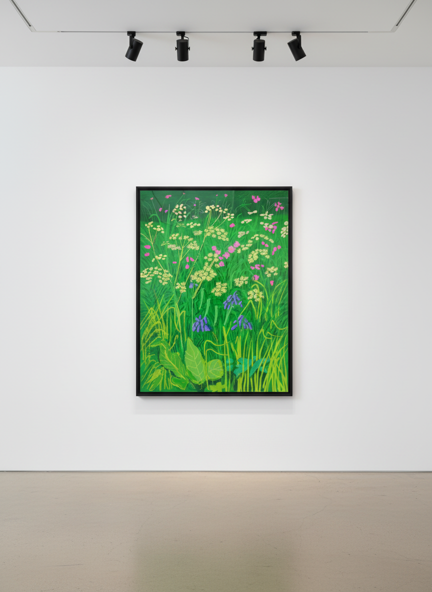 David Hockney - 17th of May From 'The Arrival of Spring in Woldgate, East Yorkshire, 2011, iPad Printed on Paper