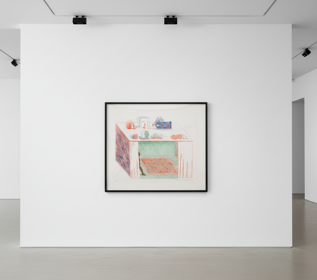 David Hockney - A Chiaroscuro, 1976-77, Etching