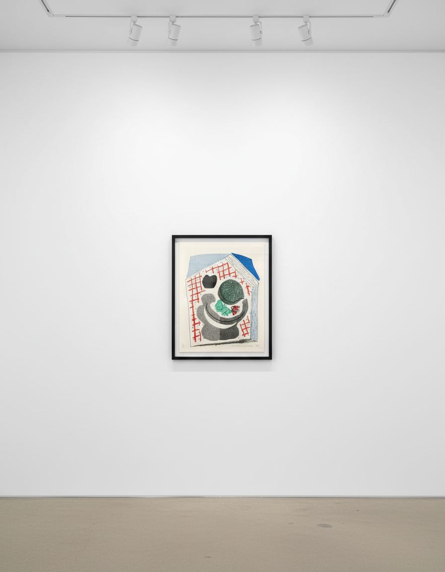 David Hockney - Bowl of Fruit, 1986, Home Made Print