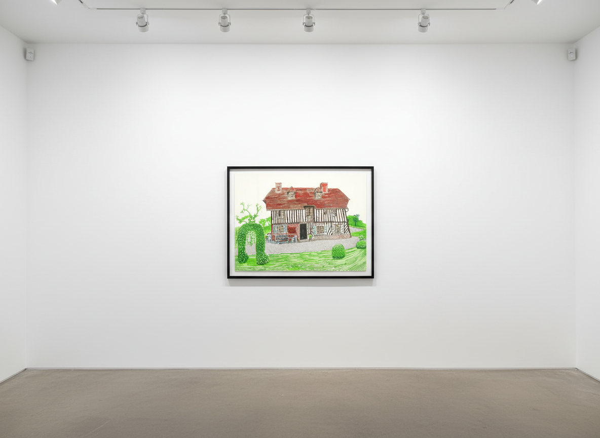 David Hockney - In Front of House Looking North, 2019, Inkjet print on paper