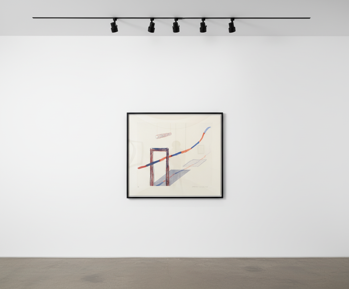 David Hockney - It Picks It's Way, 1976-77, Etching