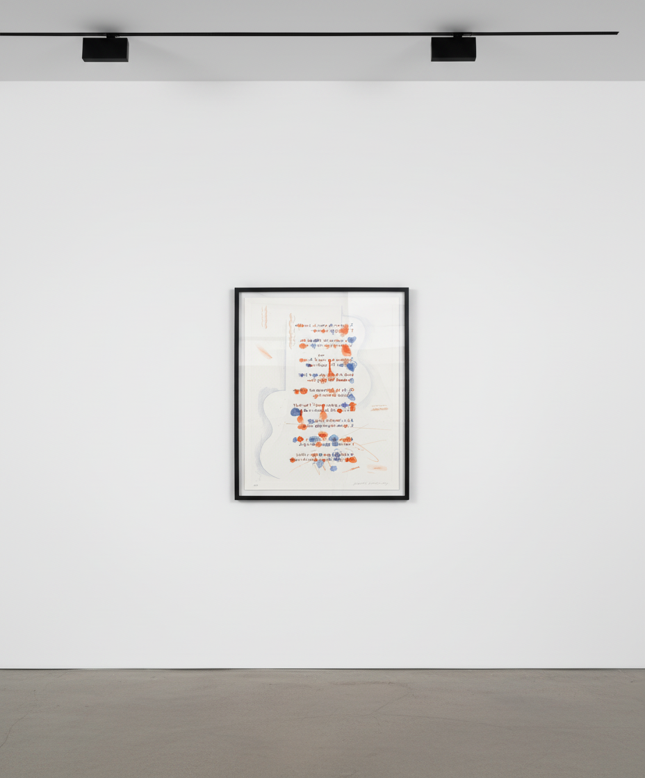 David Hockney - Made in April, 1976-77, Etching