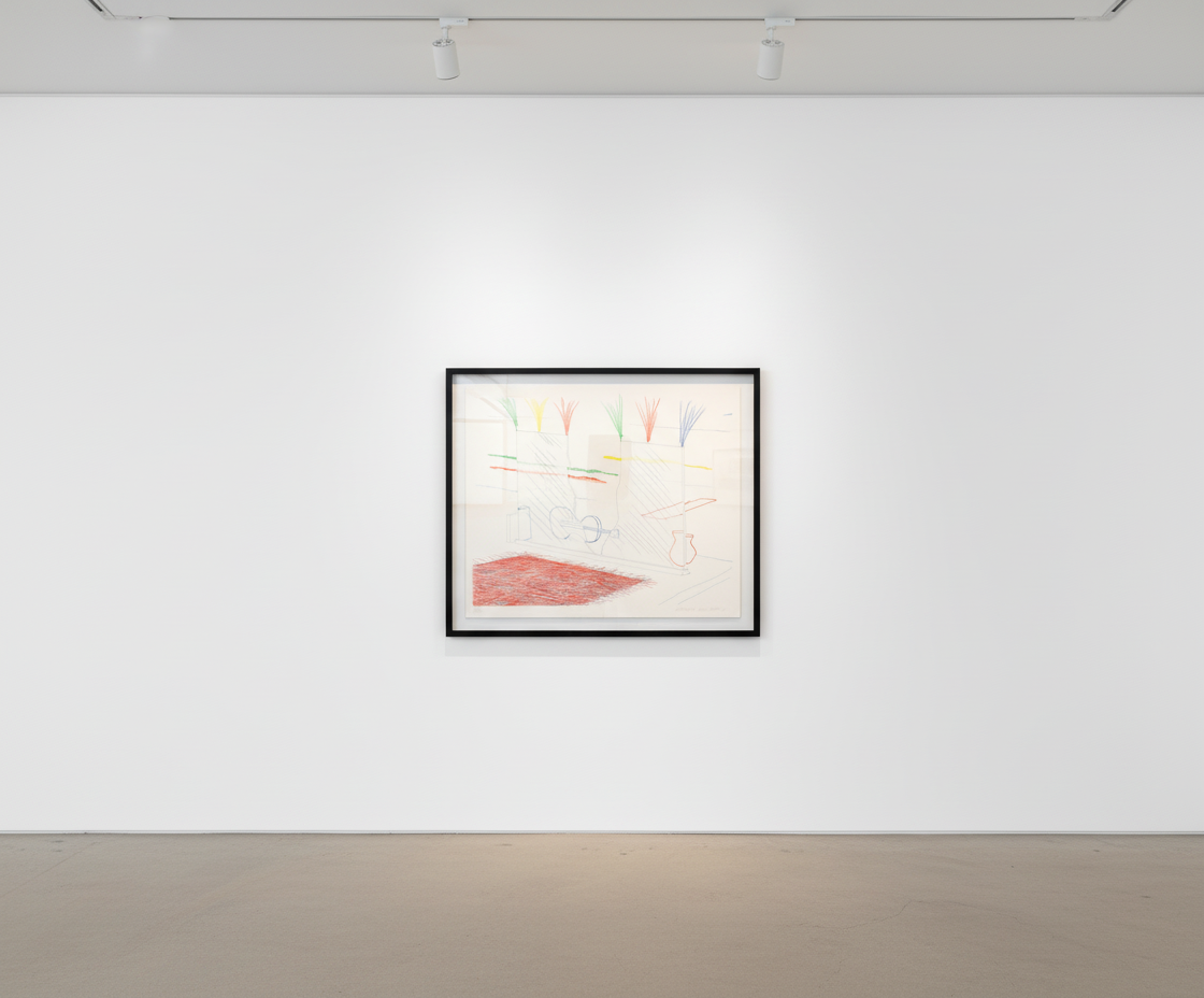 David Hockney - On It May Stay His Eye, 1976-77, Etching