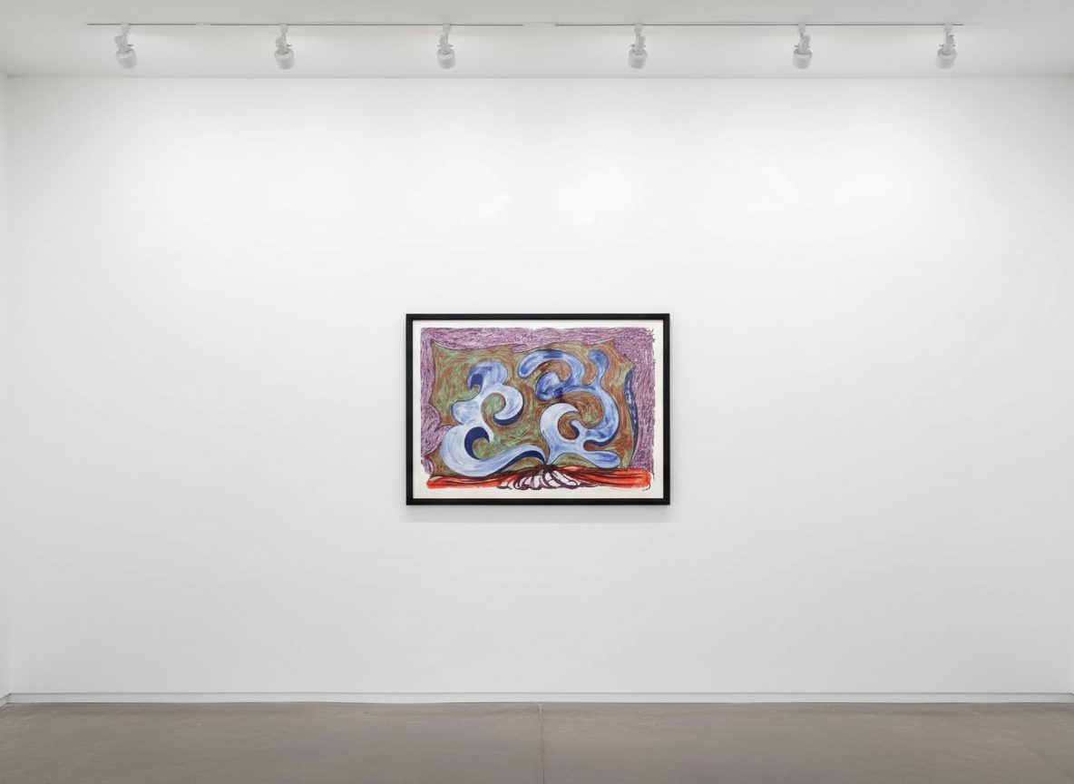 David Hockney - Rampant, 1991, Lithograph