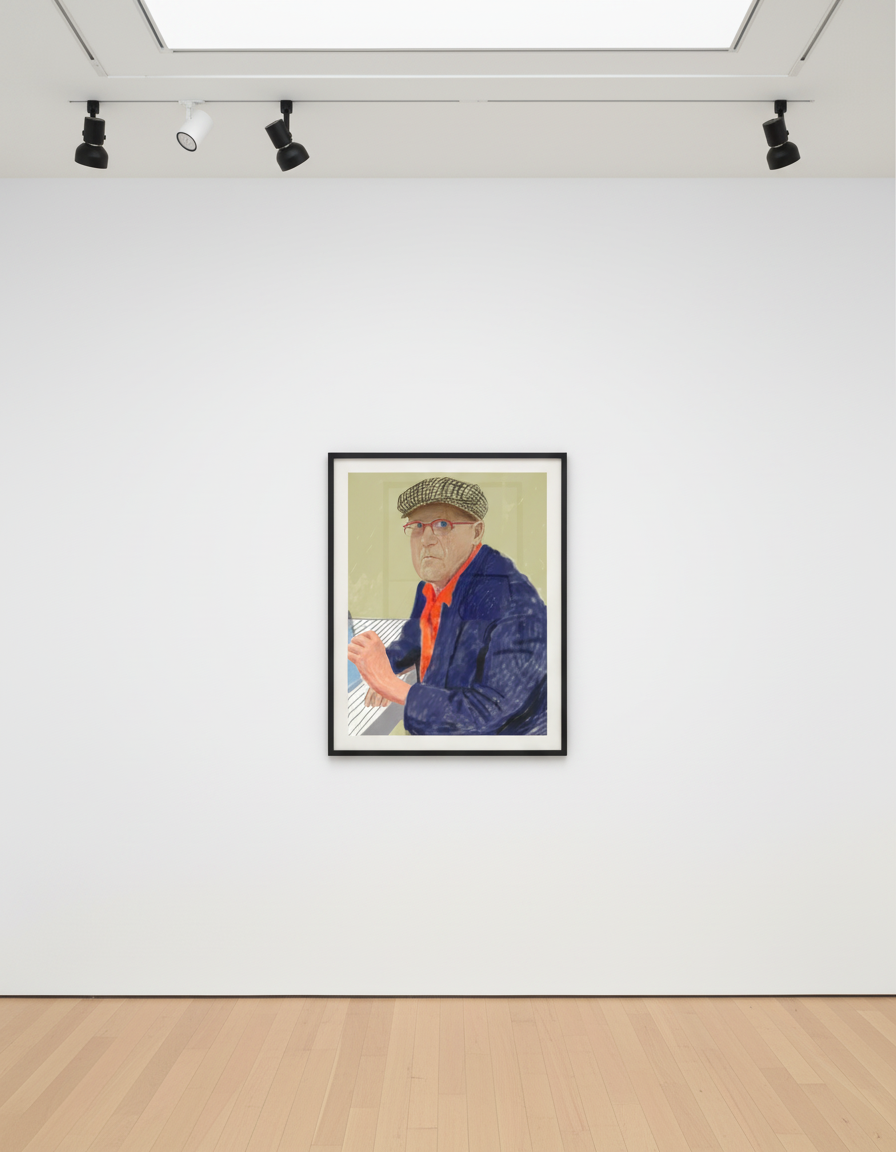 David Hockney - Self Portrait II, 2012, iPad Drawing Printed on Paper