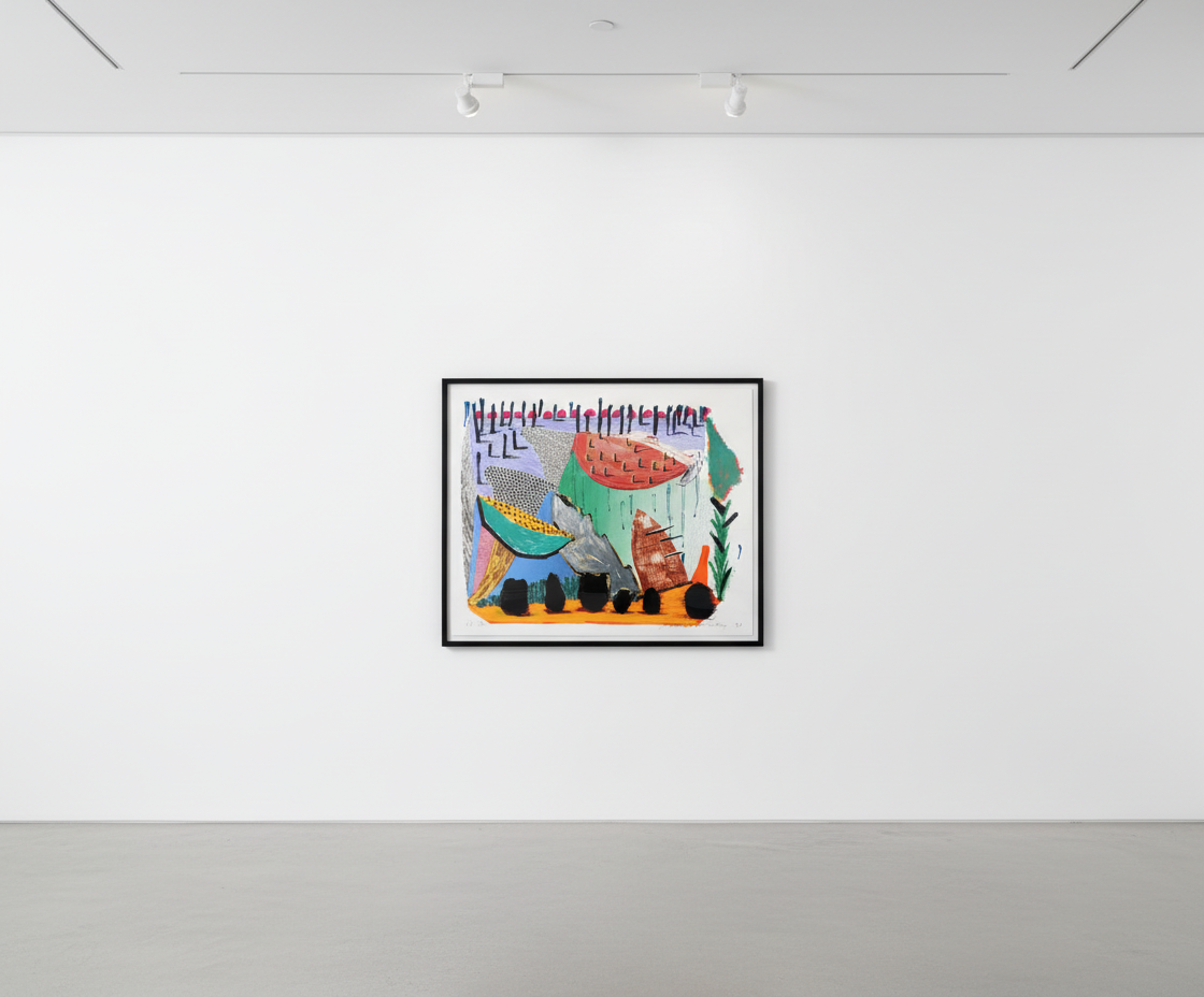 David Hockney - Slow Rise, 1993, Lithograph and screenprint