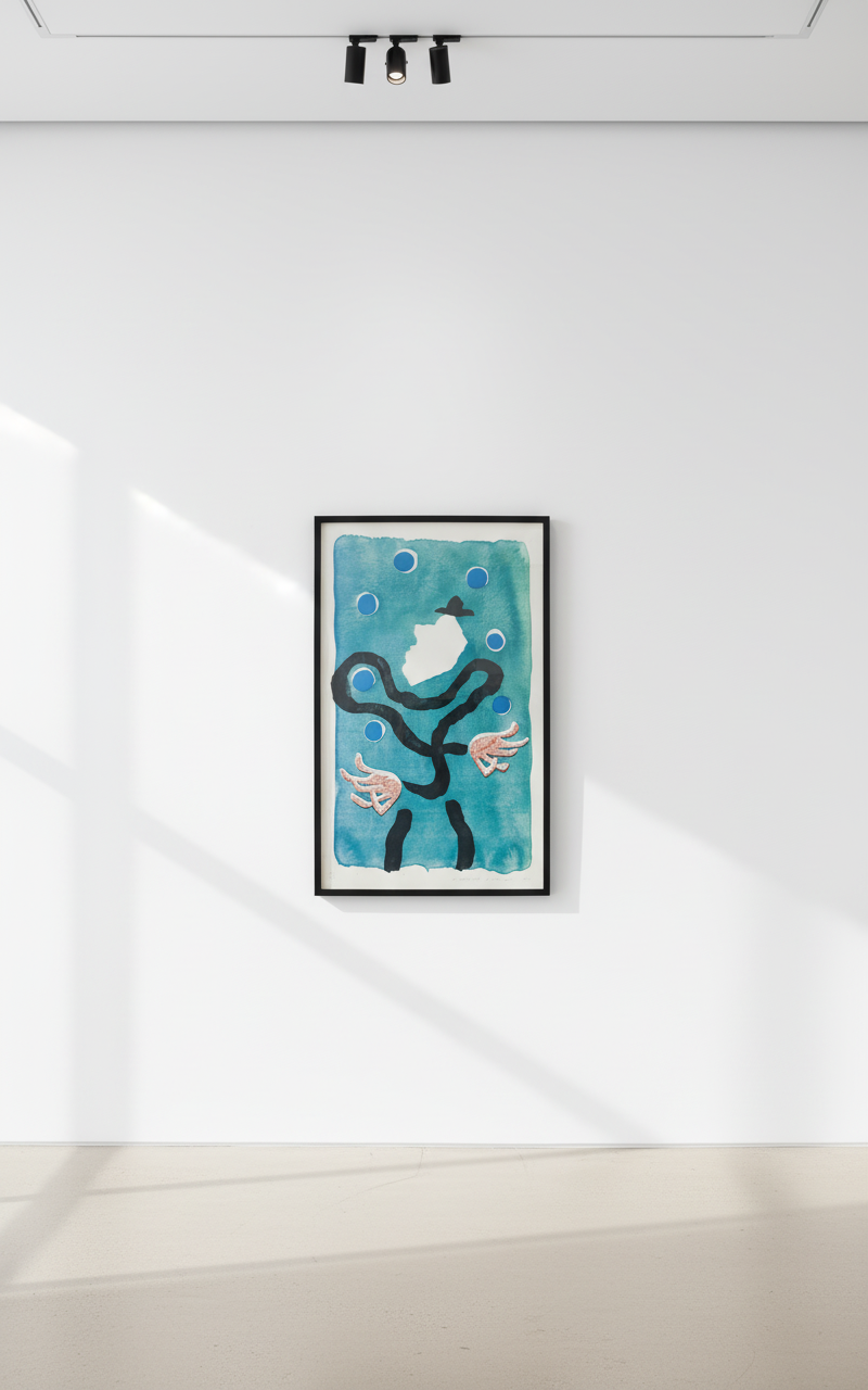 David Hockney - The Juggler, 1986, Home Made Print