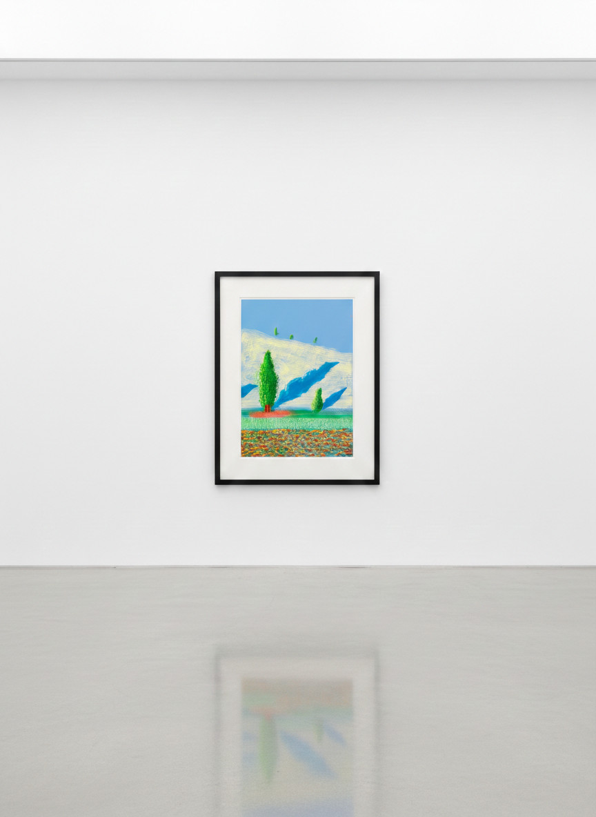 David Hockney - The Yosemite Suite No. 10, 2010, iPad drawing on paper
