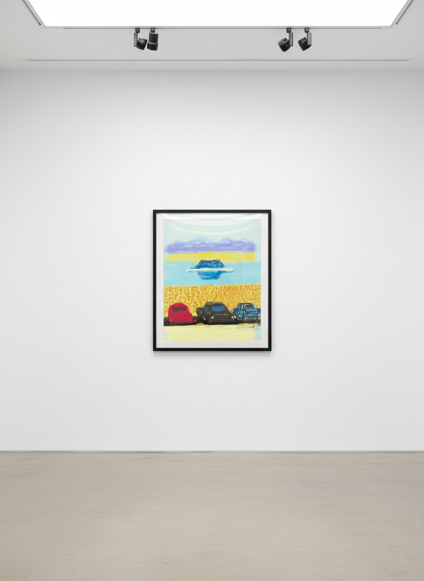 David Hockney - The Yosemite Suite No. 17, 2010, Ipad drawing on paper