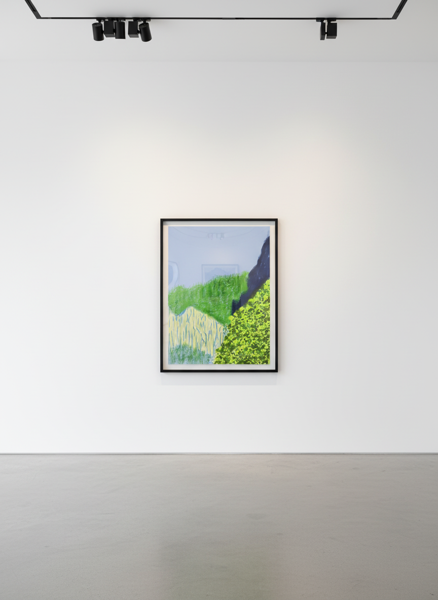 David Hockney - The Yosemite Suite No. 3, 2010, Ipad drawing on paper