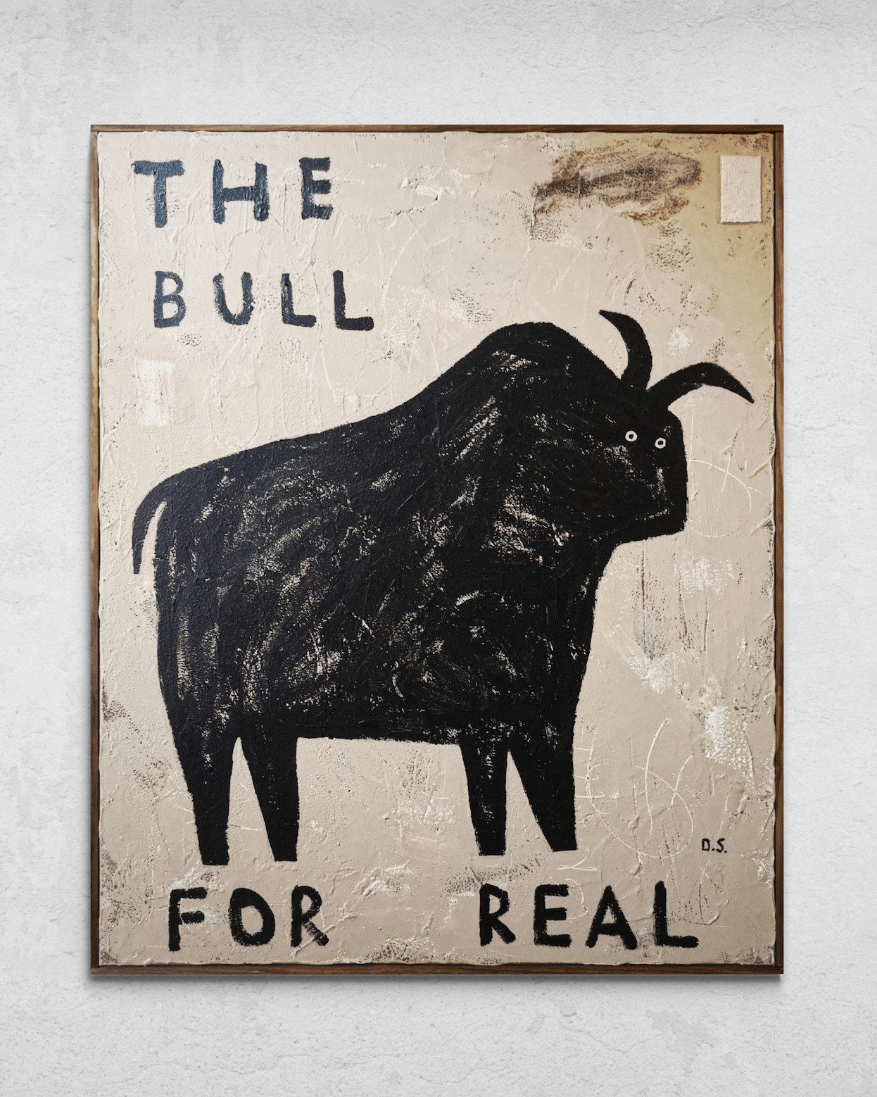 David Schmitt - The Bull, 2024, Mixed Media on Canvas