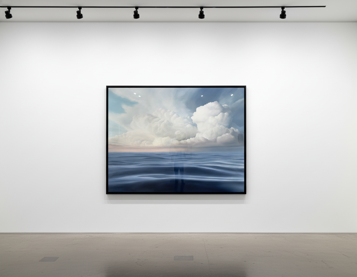 Derek Macara - Atlantic Clouds, 2025, Oil on canvas
