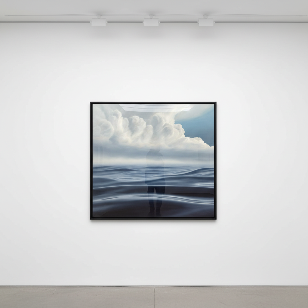 Derek Macara - Calm Before the Storm, 2025, Oil on canvas