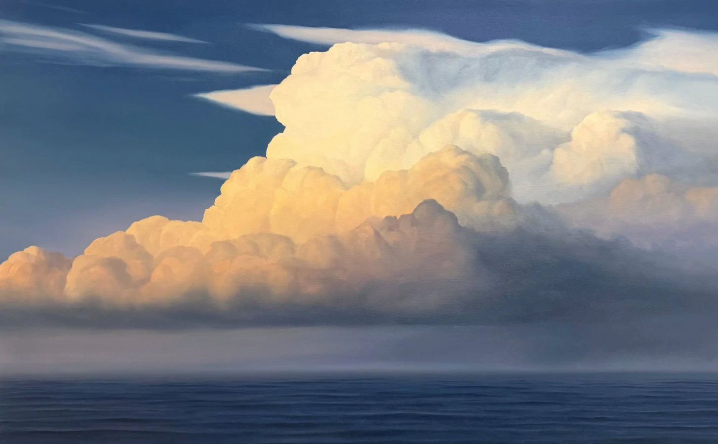 Derek Macara - Cloudy Evening, 2025, Oil on canvas