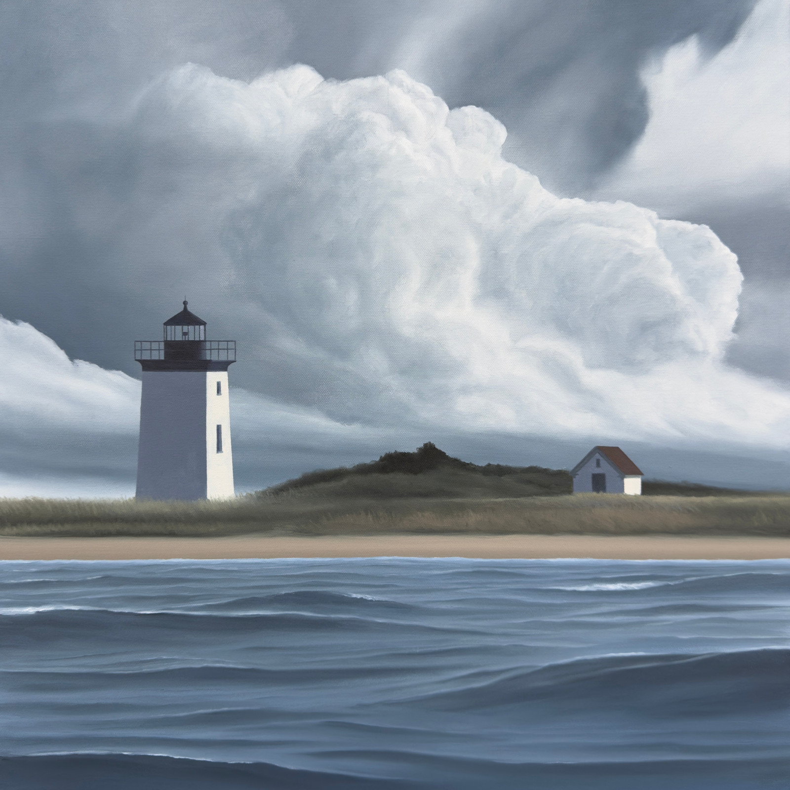 Derek Macara - Long Point Storm, Oil on canvas