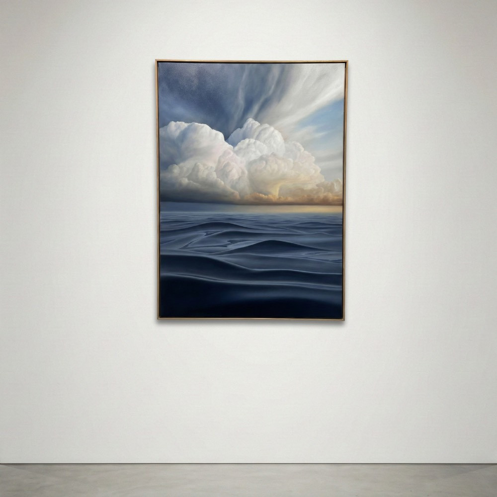 Derek Macara - Summer Clouds, 2025, Oil on canvas