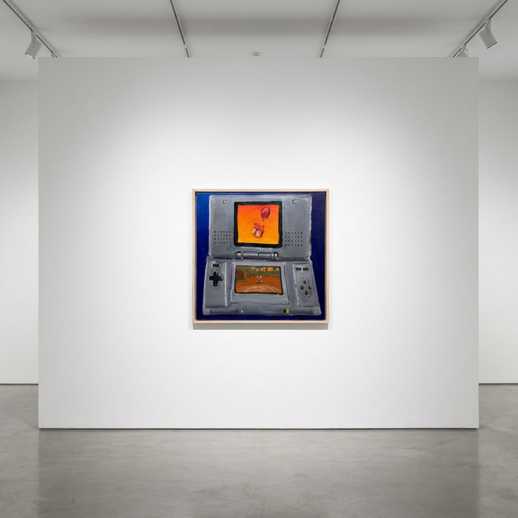 Jesse Morsberger - Dual Screen, 2025, Oil on canvas