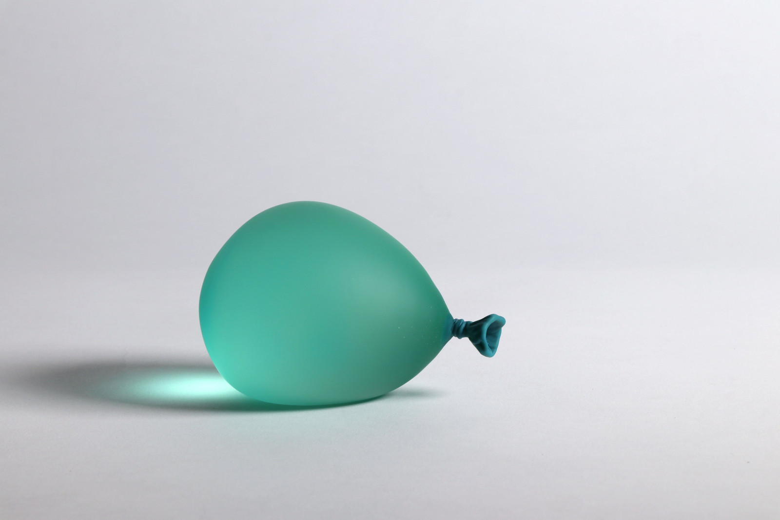 Dylan Martinez - Lagoon Blue Water Balloon, 2024, Glass sculptures - hot sculpted, sandblasted, acid etched

The water bal...