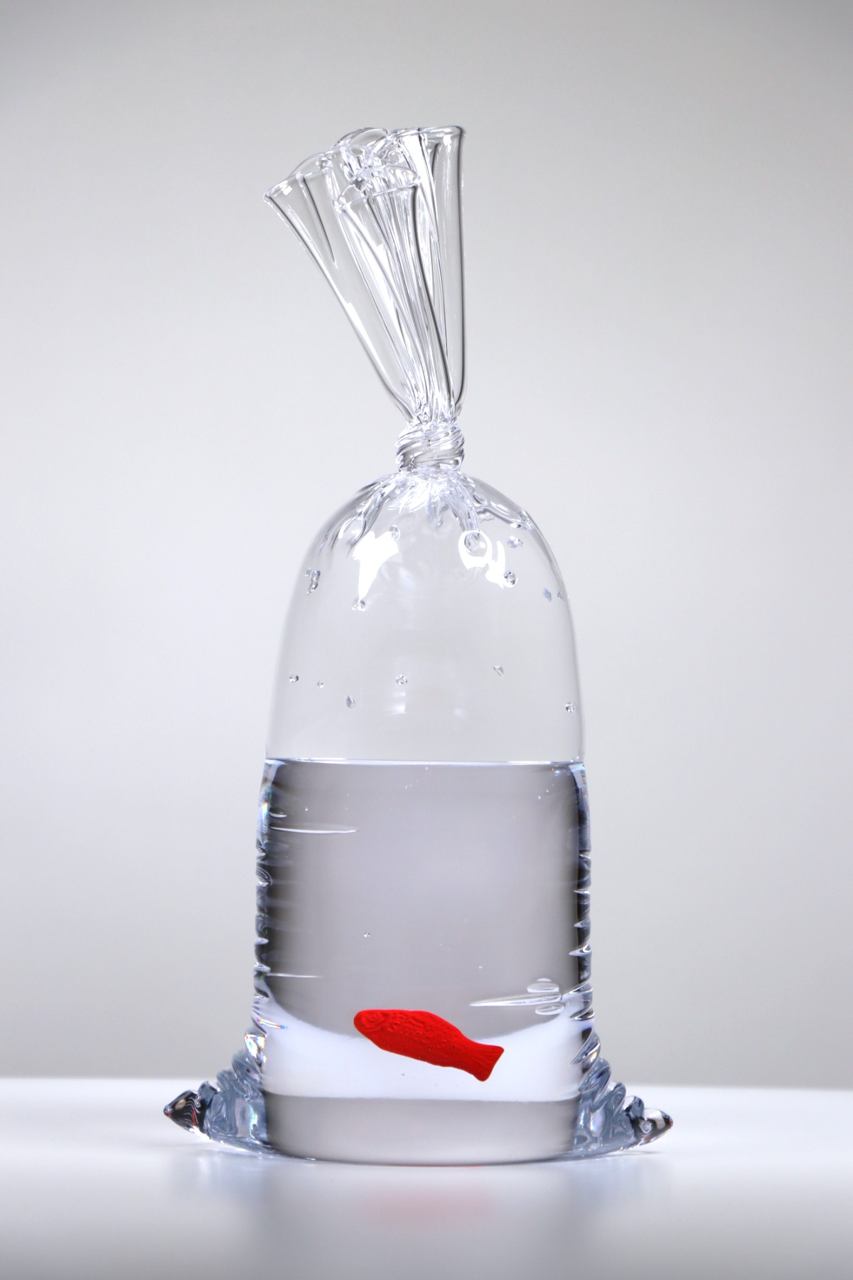 Dylan Martinez - Swedish Fish No 103, 2026, Glass Sculptures - Hot Sculpted, Sandblasted, Acid Etched