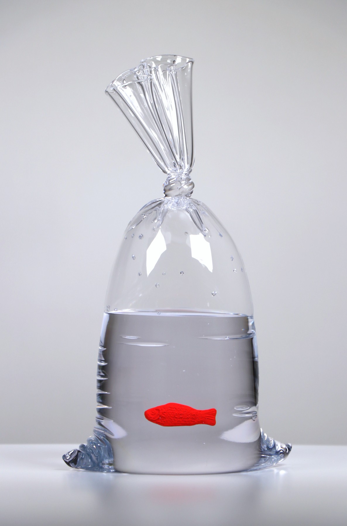 Dylan Martinez - Swedish Fish No 105, 2026, Glass Sculptures - Hot Sculpted, Sandblasted, Acid Etched