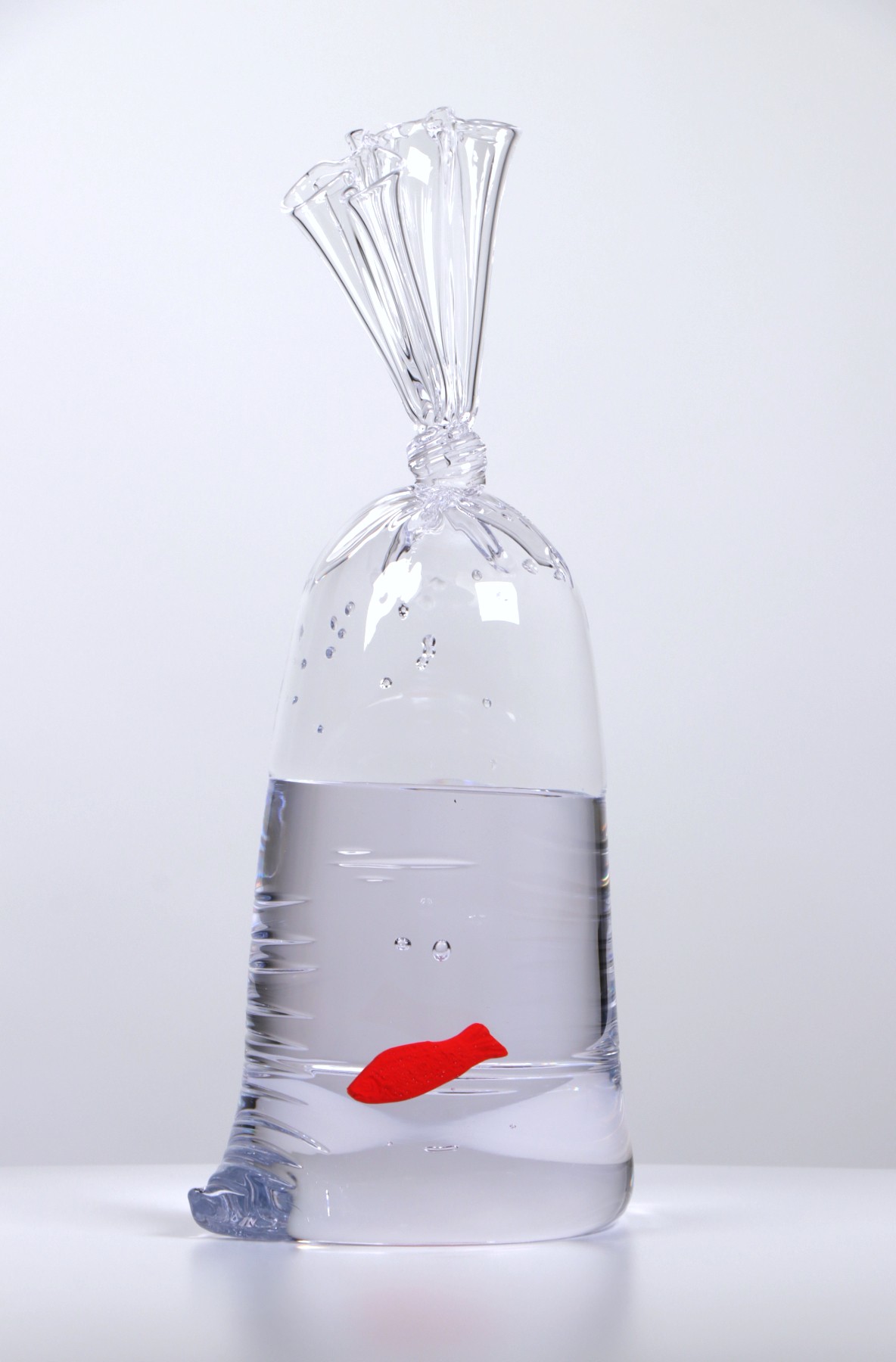 Dylan Martinez - Swedish Fish No. 77, 2026, Glass Sculptures - Hot Sculpted, Sandblasted, Acid Etched